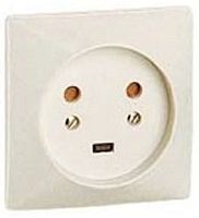 Розетка силовая Legrand 20A 2P+N 230В слоновая кость картинка 